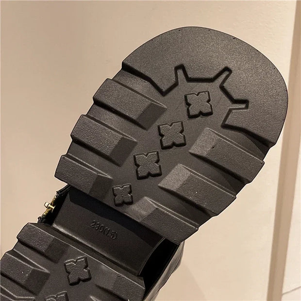 Retro High Western Boots - Bold Streetwear Look