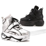 Chunky Platform Sneakers with Hidden Heel Lift