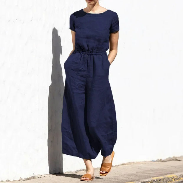 Jumpsuits for Women  Summer Solid Sleeveless