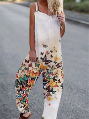 Floral Print Relaxed Fit Jumpsuit