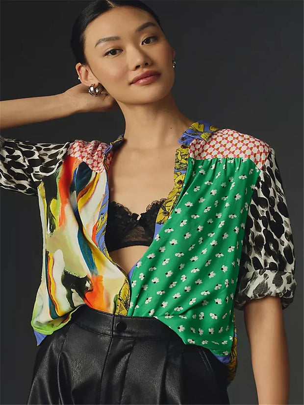 Women Button Down Shirt Casual Fashion