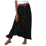 Casual Chic Button-Down Midi Skirt