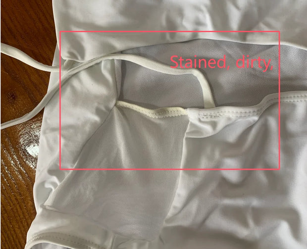 2025Beach vacation Sexy beachwear backless thong neckhang V-neck one-piece bikini A woman's sexy bathing suit fashion jumpsuit