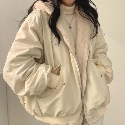 Reversible Cozy Hooded Jacket