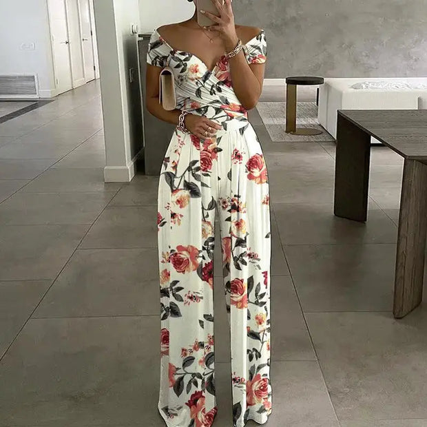 Women's Jumpsuits Bare Shoulder