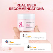 Anti-Wrinkle & Revitalizing Skincare Set - Serum + Sakura Cream