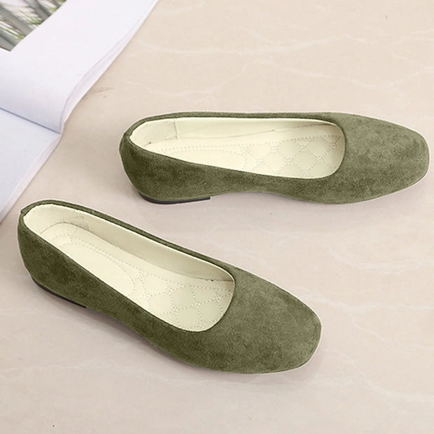 Women  Loafers Flat Heel Shallow