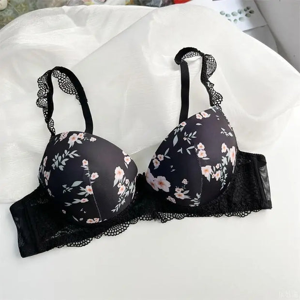 Floral Lace Bra & Panty Set