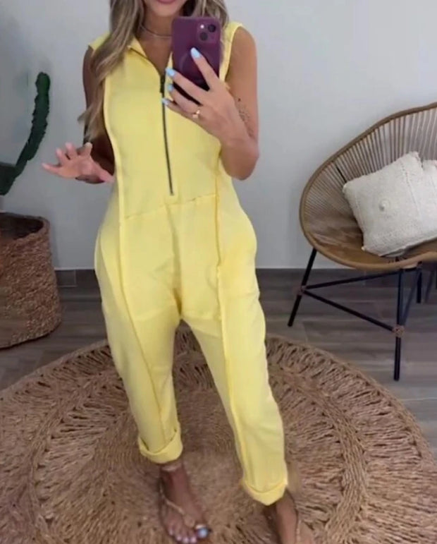 Floral Print Relaxed Fit Jumpsuit