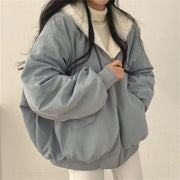 Reversible Cozy Hooded Jacket