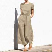 Jumpsuits for Women  Summer Solid Sleeveless