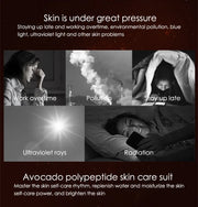Avocado Peptide 5-Piece Skincare Set - Hydrate, Nourish & Glow