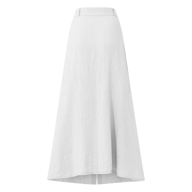 Casual Chic Button-Down Midi Skirt