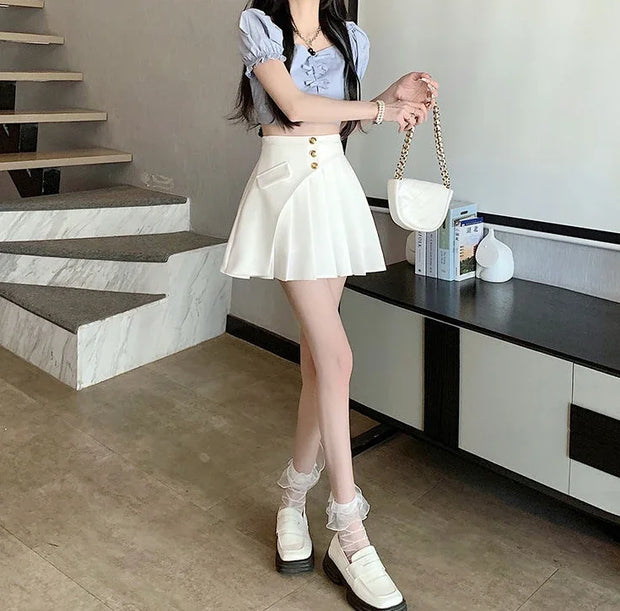 Skirts For Women High Waist A Line Woman Skirt Cheap Clothing Sales Stylish Offer Aesthetic Hot Luxury Elegant Streetwear Casual