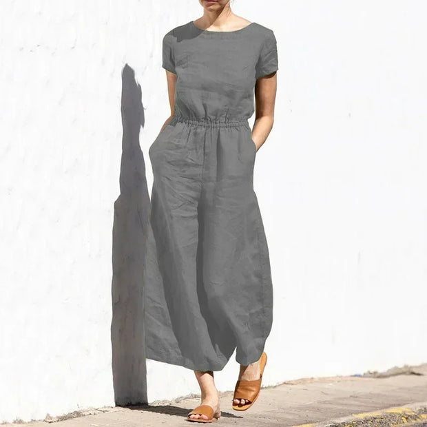 Jumpsuits for Women  Summer Solid Sleeveless