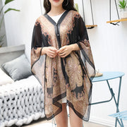 Lightweight Boho Beach Shawl Wrap