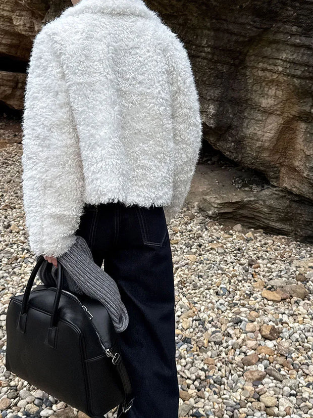 Cloud Nine Furry Lambswool Coat