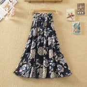 Skirts for Women Summer 2024 A Line High Waist Woman Skirt Casual Trend Modest Vintage Cheap Quality Korean Fashion Style Y2k V