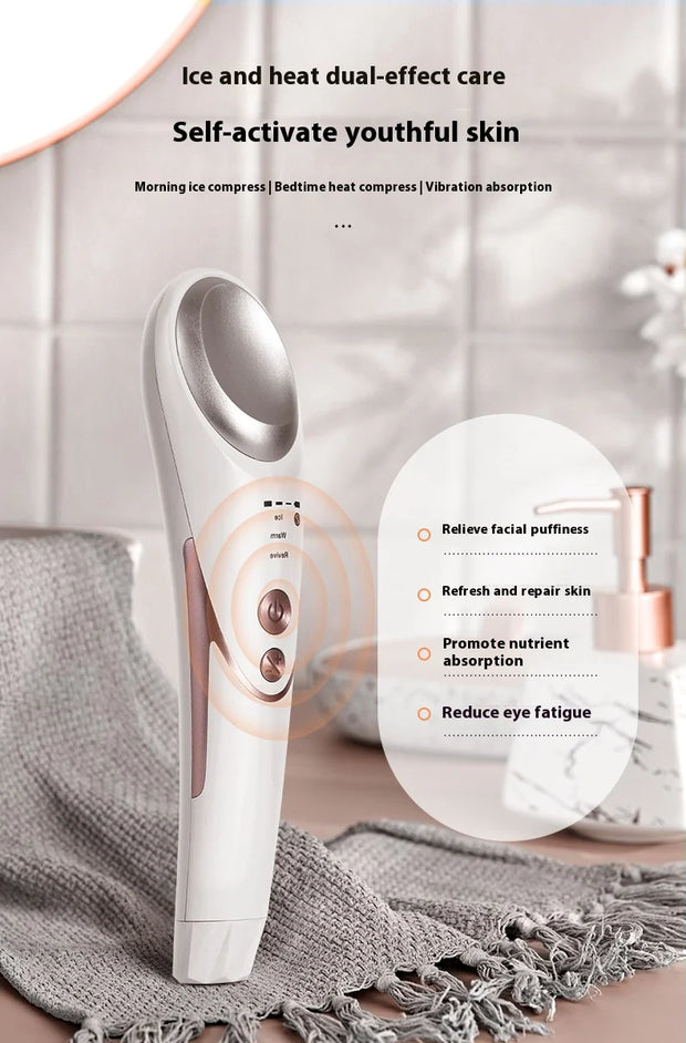 KSKIN New Trending Hot And Cold Vibration Wrinkle Anti-Ageing Eye Massage Dark Circle Removal EMS Beauty Face Eye Care Pen