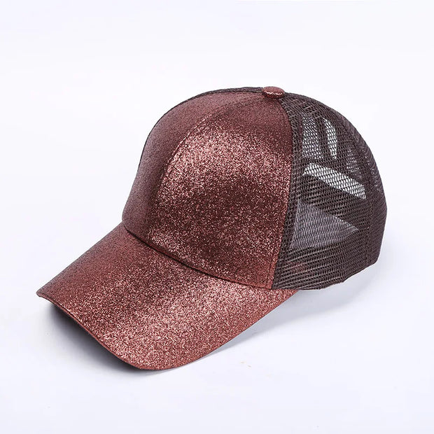 High Ponytail Baseball Cap for Women Spring Summer Sun Hat Running Snapback Hat Messy High Bun Women's Caps Female