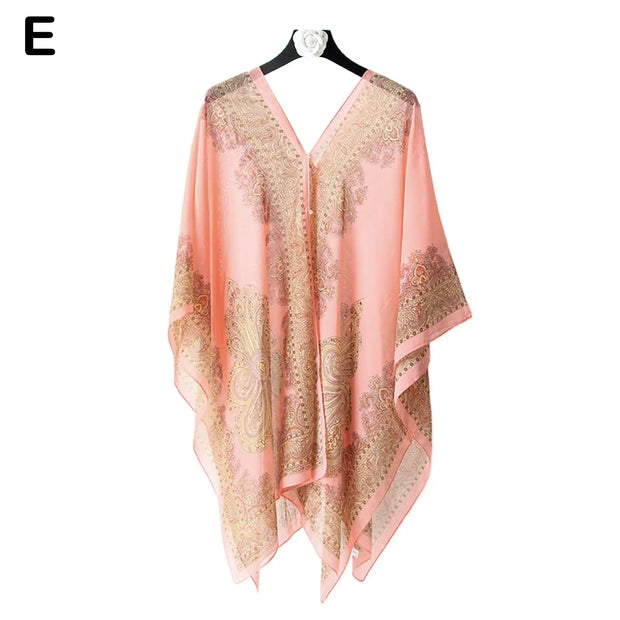 Lightweight Boho Beach Shawl Wrap