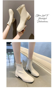 Modern Block Heel Boots - Autumn/Winter