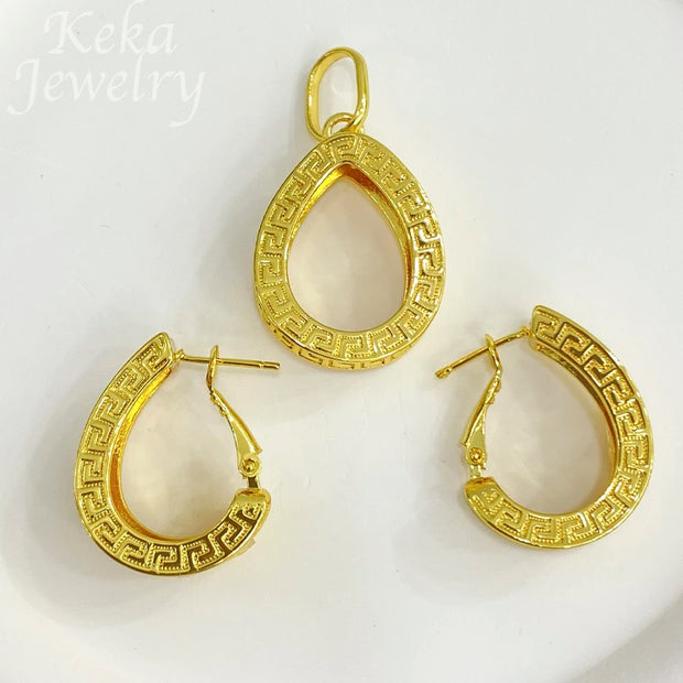 Dubai-Inspired Gold Jewelry Set