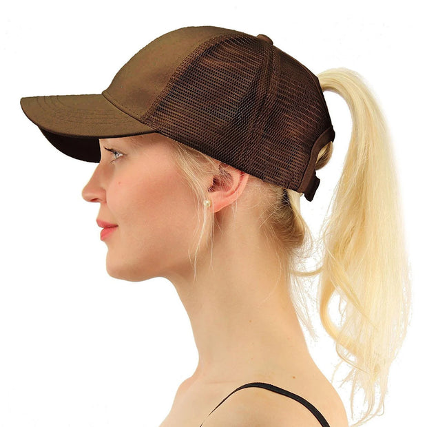 High Ponytail Baseball Cap for Women Spring Summer Sun Hat Running Snapback Hat Messy High Bun Women's Caps Female