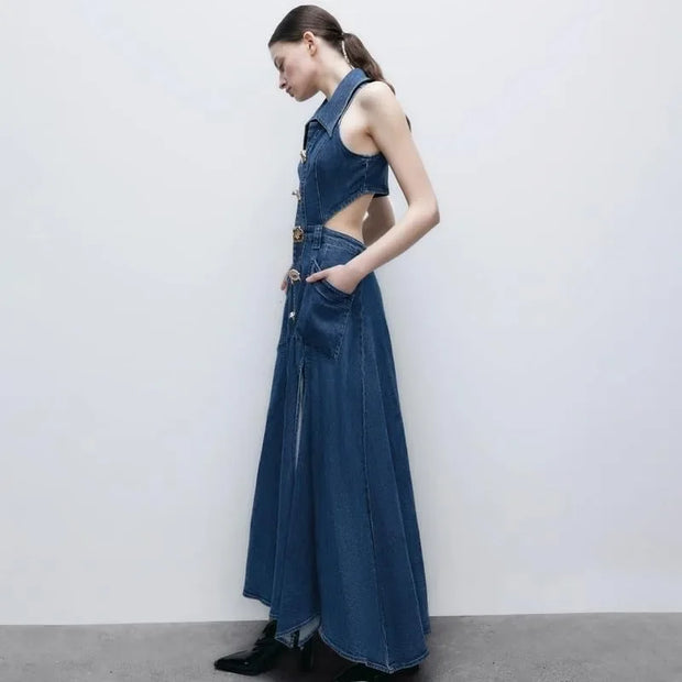 Women's Casual Denim Dress