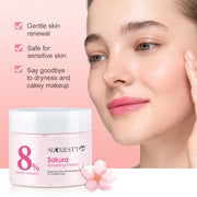 Anti-Wrinkle & Revitalizing Skincare Set - Serum + Sakura Cream