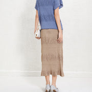 Women's Skirts 2025 Latest Designs Long Skirts for Women Casual Pleated Design High Quality Skirts for Ladies