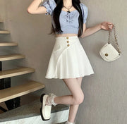 Skirts For Women High Waist A Line Woman Skirt Cheap Clothing Sales Stylish Offer Aesthetic Hot Luxury Elegant Streetwear Casual