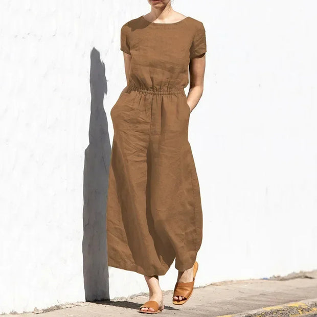 Jumpsuits for Women  Summer Solid Sleeveless
