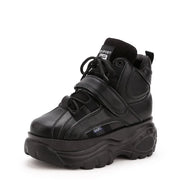 Chunky Platform Sneakers with Hidden Heel Lift
