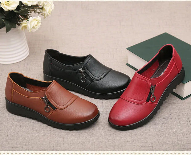 Shoes for Women 2024 Spring Autumn Women Flats Fashion Non-slip Casual Comfortable Ladies Shoes Plus Size 35-41 Loafers Women