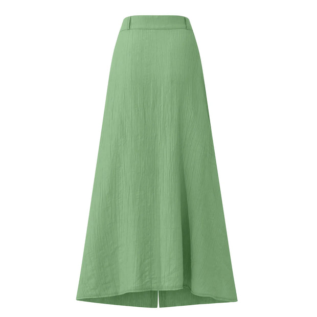 Casual Chic Button-Down Midi Skirt