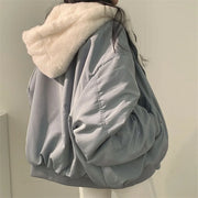 Reversible Cozy Hooded Jacket
