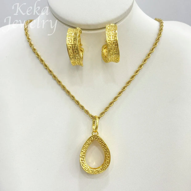 Dubai-Inspired Gold Jewelry Set