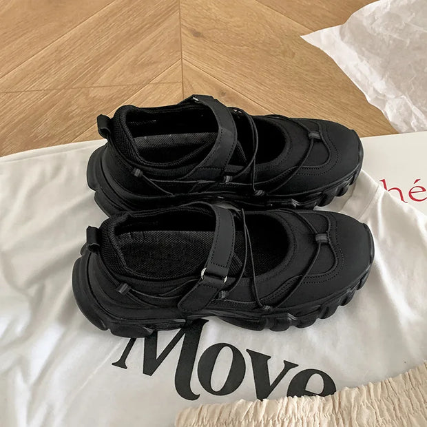 Women Casual Shoes 2025 Fashion Comfortable Non Slip Outdoor Sports Shoe Female Mary Jane Summer Platform Sneakers Zapatos Mujer