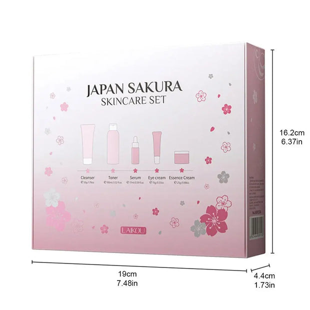 Sakura Skincare Essentials Set - Travel or Gift Pack
