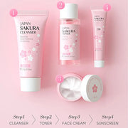 Sakura Facial Skincare Travel Set