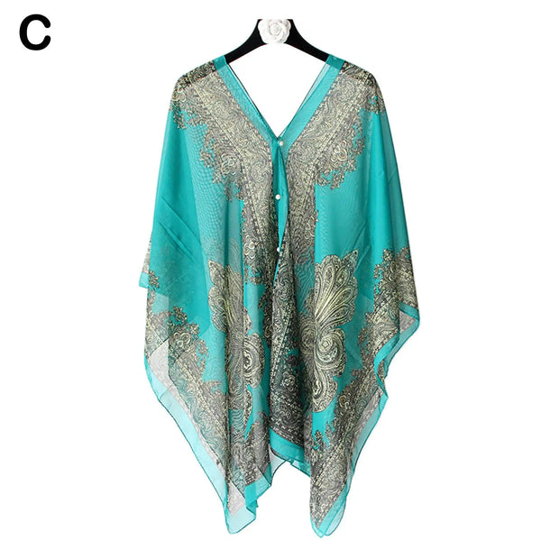 Lightweight Boho Beach Shawl Wrap