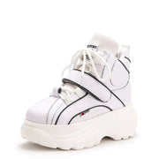 Chunky Platform Sneakers with Hidden Heel Lift