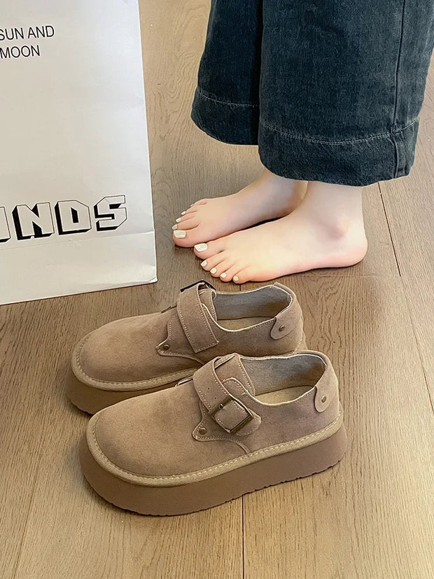 Casual Comfort Slip-On Platform Shoes
