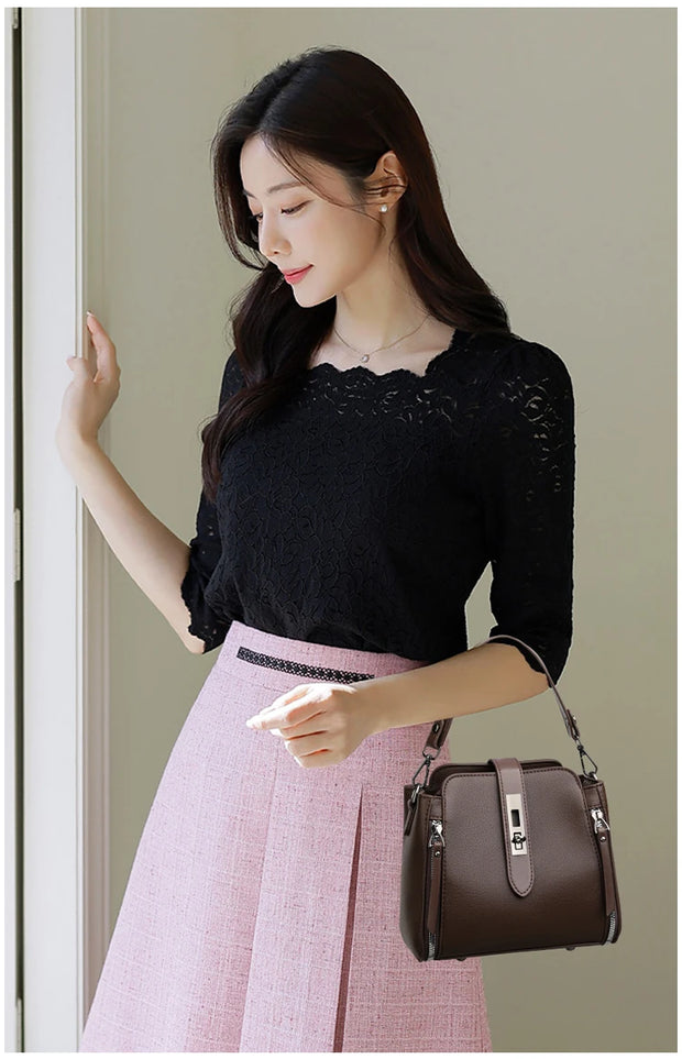 High Quality  Leather Luxury Handbag