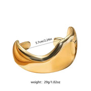 Sculpted Elegance Cuff Bracelets - Modern Statement Jewelry