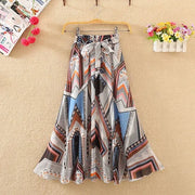 Skirts for Women Summer 2024 A Line High Waist Woman Skirt Casual Trend Modest Vintage Cheap Quality Korean Fashion Style Y2k V
