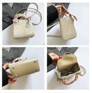 Butterfly Charm Scarf Handle Purse