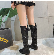Women  Knee High Boots Red Black White Tall Boots