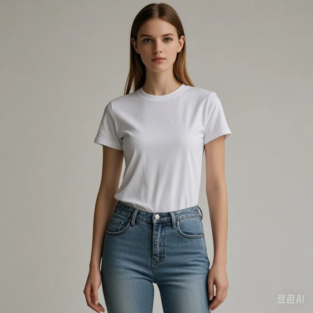 Women T Shirt Cotton